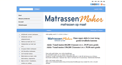 Desktop Screenshot of matrassenmakerij-shop.nl