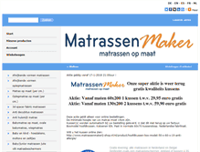 Tablet Screenshot of matrassenmakerij-shop.nl